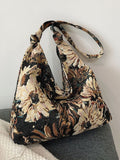 CIFEEO - Large Floral Pattern Shoulder Bag  - Women Shoulder Bags