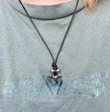 Cifeeo-Vintage Jewelry Y2K Style Gothic Hollow Star Pendant Necklace Vintage Leathers Rope Fashion Jewelry for Women Men Pentagrams Charm Choker Gift