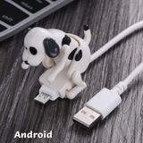 Cifeeo-gifts Moving Puppy Mobile Phone Data Cable