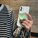 Cifeeo-gifts Heart Shaped Crystal Phone Holder
