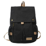 Cifeeo-back to school gifts 2025 Women's Fashion Beige Canvas Backpack Men's Contrast Travel Bag College Girl's Schoolbag Laptop Bag Student Mochila New