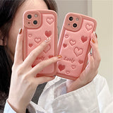 Cifeeo-gifts Girly Pink Heart Phone Case