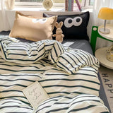 Cifeeo-2025 Spring Bedding Set Big Eyes Bedding Set 2025 New Colorful Boys Girls Duvet Cover No Filler Pillowcase Flat Sheet Twin Queen Size Home Bedspread