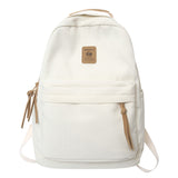 Cifeeo-back to school gifts 2025 Fashion Solid Color Women Backpack Female Kawaii Nylon Travel Bag Korean Portable Schoolbag for Girl Student Cute Bookbag