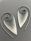 CIFEEO- Retro Simple Silver Earrings Female Casual Daily Jewelry QAG21