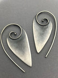 CIFEEO- Retro Simple Silver Earrings Female Casual Daily Jewelry QAG21
