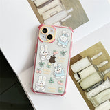 Cifeeo-gifts Cute Cartoon Bunny With Bow Phone Case