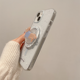 Cifeeo-gifts Kawaii Cartoon Dachshund Magnetic Stand Phone Case