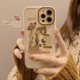Cifeeo-gifts Retro Sticker Phone Case