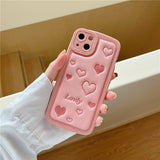 Cifeeo-gifts Girly Pink Heart Phone Case