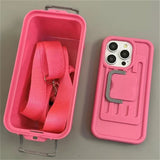 Cifeeo-gifts Macaron Color Storage Box Crossbody Phone Case