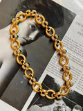 Cifeeo-vintage Valentines Gift Fashion Trend Vintage Literature Elegant  Quality Shining Rhinestone Inlaid Gems Fried Dough Twists Knitted Necklace Bracelet-Mom's Gift