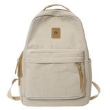 Cifeeo-back to school gifts 2025 Fashion Solid Color Women Backpack Female Kawaii Nylon Travel Bag Korean Portable Schoolbag for Girl Student Cute Bookbag