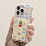 Cifeeo-gifts Fridge Vegetable Magnetic Card Holder Phone Case