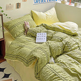 Cifeeo-Raspberry Red Bedding Comforter sets Duvet Cover bedsheets set pillowcases Bedding Linens Set Queen/King Bed edredones de cama