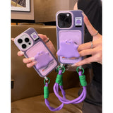 Cifeeo-gifts Purple Monster Bracket Phone Case
