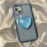 Cifeeo-gifts Heart Shaped Crystal Phone Holder