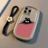Cifeeo-gifts Cute Electroplated Cat Phone Case + Lanyard💕