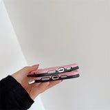 Cifeeo-gifts Cute Pink Oil Painting Bear Phone Case