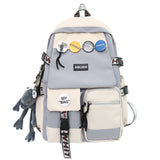 Cifeeo-back to school gifts Tooling Men Women Backpack 2025 Female Large Capacity School Backpacks for Teens Harajuku Student School Bags Fashion Korean New
