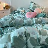 Cifeeo-Pink Leopard Print Bedding Set Boys Girls Twin Queen Duvet Cover Flat Sheet Pillowcase Bed Linens Kids Adult Fashion Home Use