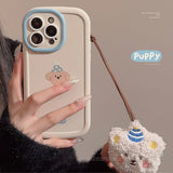 Cifeeo-gifts Puppy Plush Lanyard Phone Case