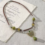 Cifeeo-Vintage Jewelry Y2K Style beautiful fairy pearl heart necklace Fairycore Goblincore Cottagecore Handmade y2k necklace Gift Present Fairy Magic