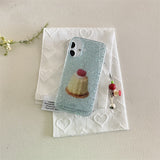 Cifeeo-gifts Glitter Cherry Pudding Phone Case