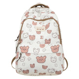 Cifeeo-back to school gifts Fashion Cartoon Printing Women Backpack Kawaii Waterproof Nylon Travel Bag Female Big Schoolbag Girls Preppy Laptop Backpacks