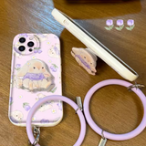 Cifeeo-gifts Kawaii Cartoon Big Ear Rabbit Phone Case