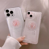 Cifeeo-gifts Clear Crystal Bow Phone Case