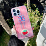 Cifeeo-gifts Girly Pink Tomato Butterfly Phone Case