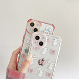 Cifeeo-gifts Cute Cartoon Bunny With Bow Phone Case