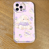 Cifeeo-gifts Kawaii Cartoon Big Ear Rabbit Phone Case