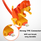 Cifeeo-gifts Moving Puppy Mobile Phone Data Cable