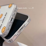 Cifeeo-gifts Cute Smiley Face Transparent Phone Case