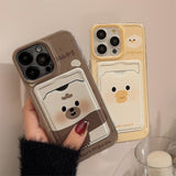 Cifeeo-gifts Cute Cartoon Card Holder Phone Case