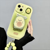 Cifeeo-gifts Kawaii Cartoon Green Avocado Phone Case