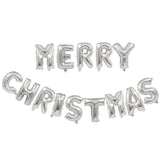 Cifeeoshop christmas pajamas aesthetic Christmas Decorations Red Green Merry Christmas Merry Christmas Letter Aluminum Film Balloon Suit