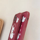 Cifeeo-gifts Cartoon Red Rabbit Phone Case