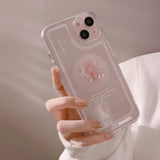 Cifeeo-gifts Clear Crystal Bow Phone Case