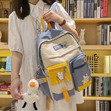 Cifeeo-back to school gifts Large Capacity Women Backpack 2021 New Mori College Couple School Backpacks Retro Simple 15.6inch School Bags for Teenage Girls