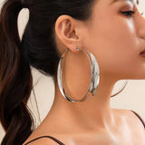 CIFEEO- Bohemian Silk Metal Geometry Drop Earrings ZZ048