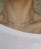 CIFEEO- Boho Gold Stainless Steel Princess Necklace MM078