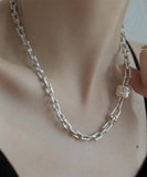 CIFEEO- Boho Silk Sterling Silver Chain Pendant Necklace GH1030