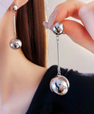 CIFEEO- Brief Gold Copper Ball Tassel Drop Earrings ZZ056