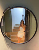 Cifeeo-back to school outfits Modest Sheath One Shoulder Short White Homecoming Dresses 21st Birthday Outfits C2140
