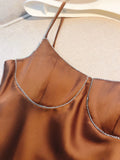 Cifeeo-back to school outfits Simple A Line Straps Brown Short Homecoming Dresses 18th Birthday Outfit C2176