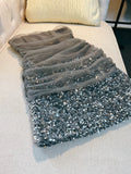 Cifeeo-back to school outfits Modest Sheath Strapless Gray Sequin Short Homecoming Dresses Birthday Outfits C2215