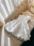 Cifeeo-back to school outfits Sexy Ball Gown Spaghetti Straps White Lace Short Homecoming Dresses Birthday Outfits C2251